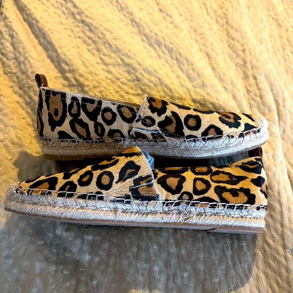 Sam Edelman Khloe Leopard Espadrille Flats